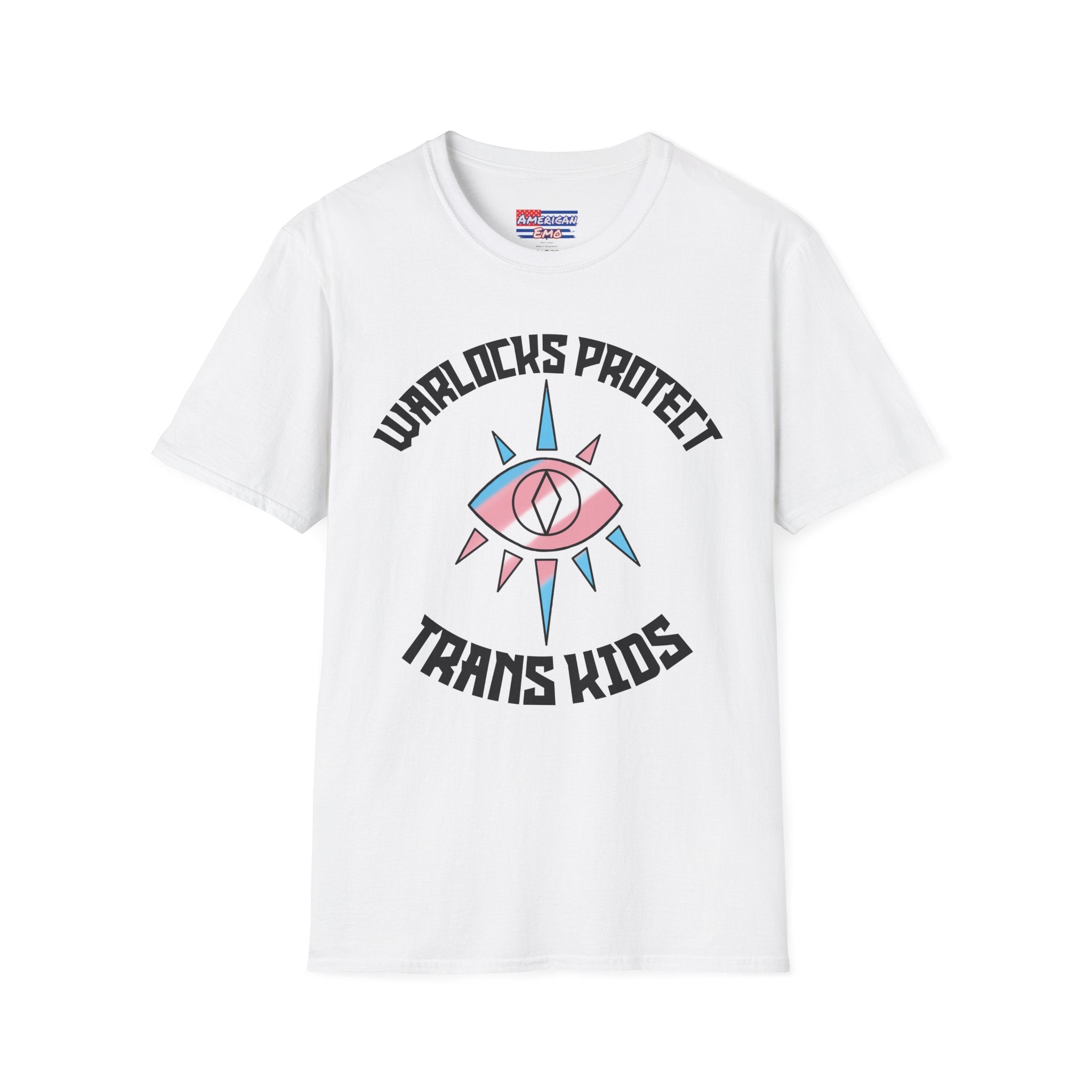 Warlocks Protect Trans Kids — Pride T-Shirt
