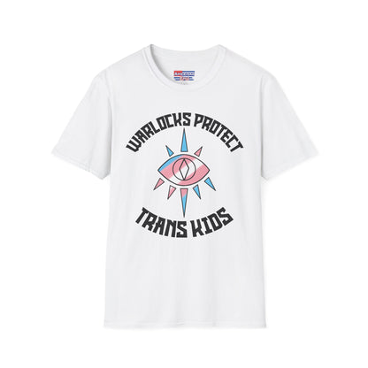 "Warlocks Protect Trans Kids" T-Shirt — Trans Pride Graphic Tee