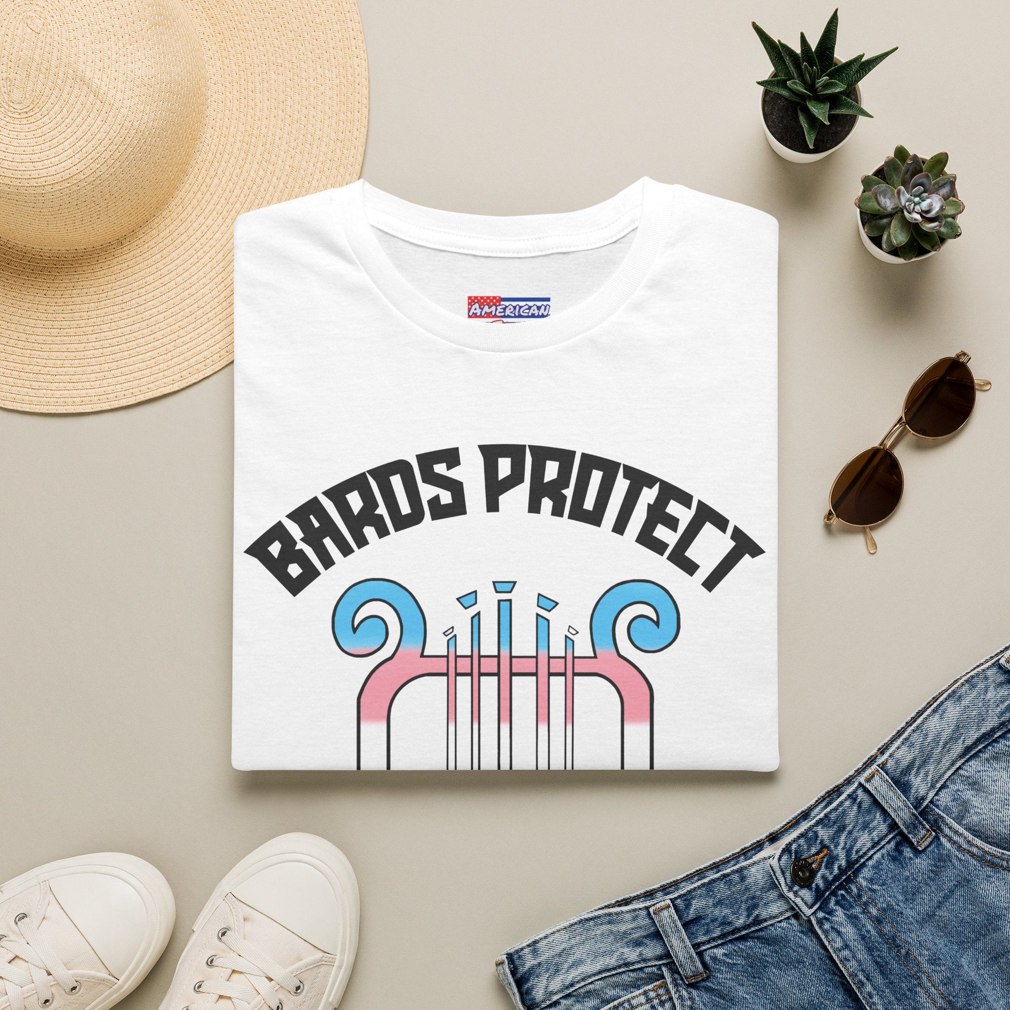 Bards Protect Trans Kids — Pride T-Shirt