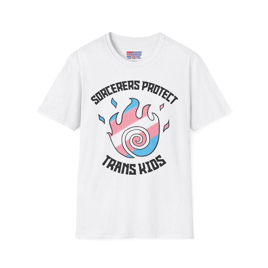Sorcerers Protect Trans Kids — Pride T-Shirt