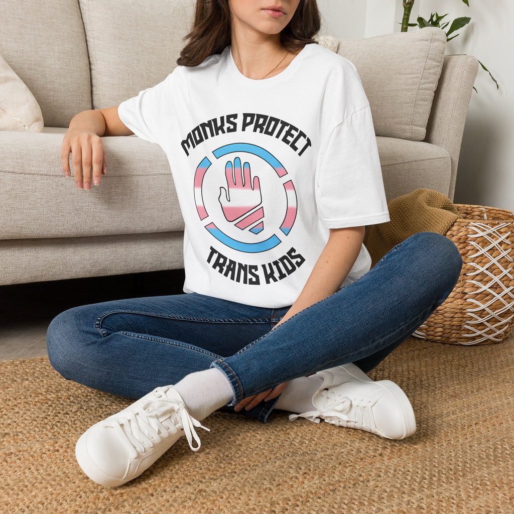 Monks Protect Trans Kids — Pride T-Shirt