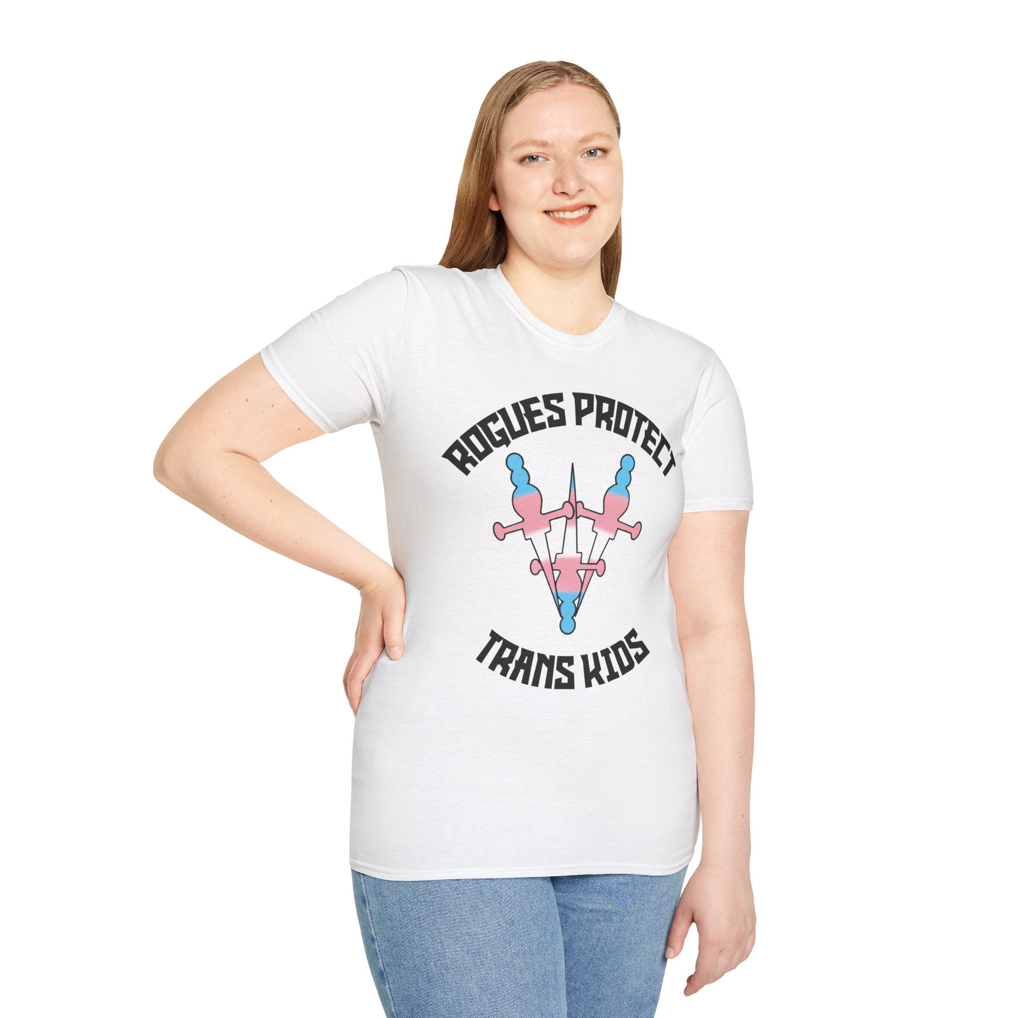 Rogues Protect Trans Kids — Pride T-Shirt