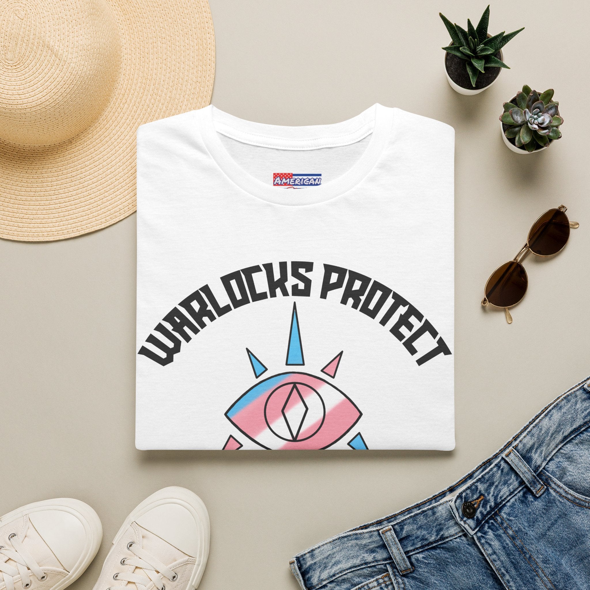 Warlocks Protect Trans Kids — Pride T-Shirt