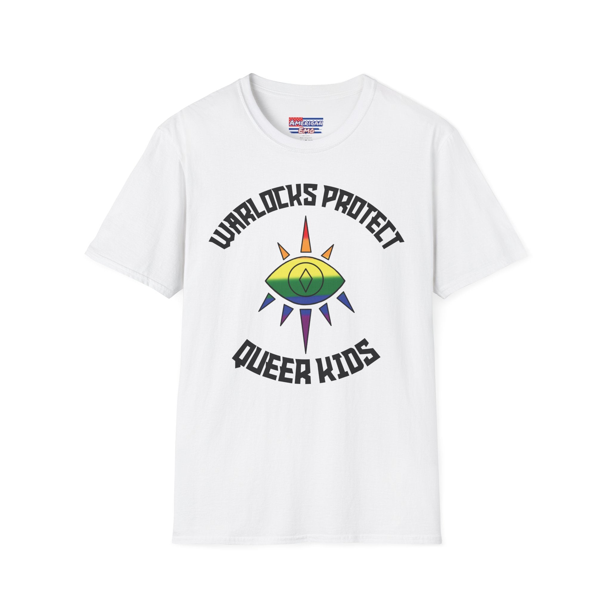 Warlocks Protect Queer Kids — Pride T-Shirt