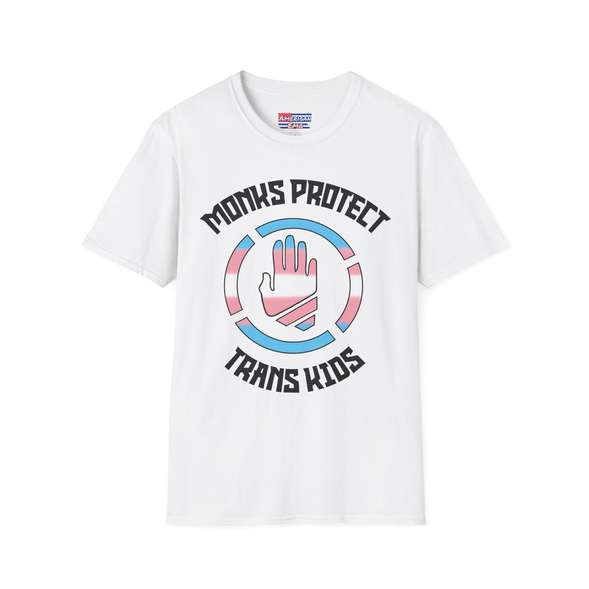Monks Protect Trans Kids — Pride T-Shirt