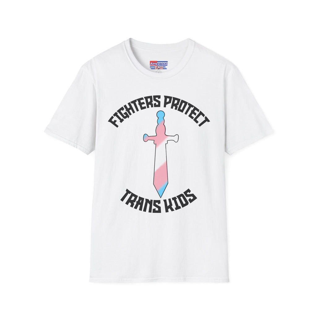 Fighters Protect Trans Kids — Pride T-Shirt