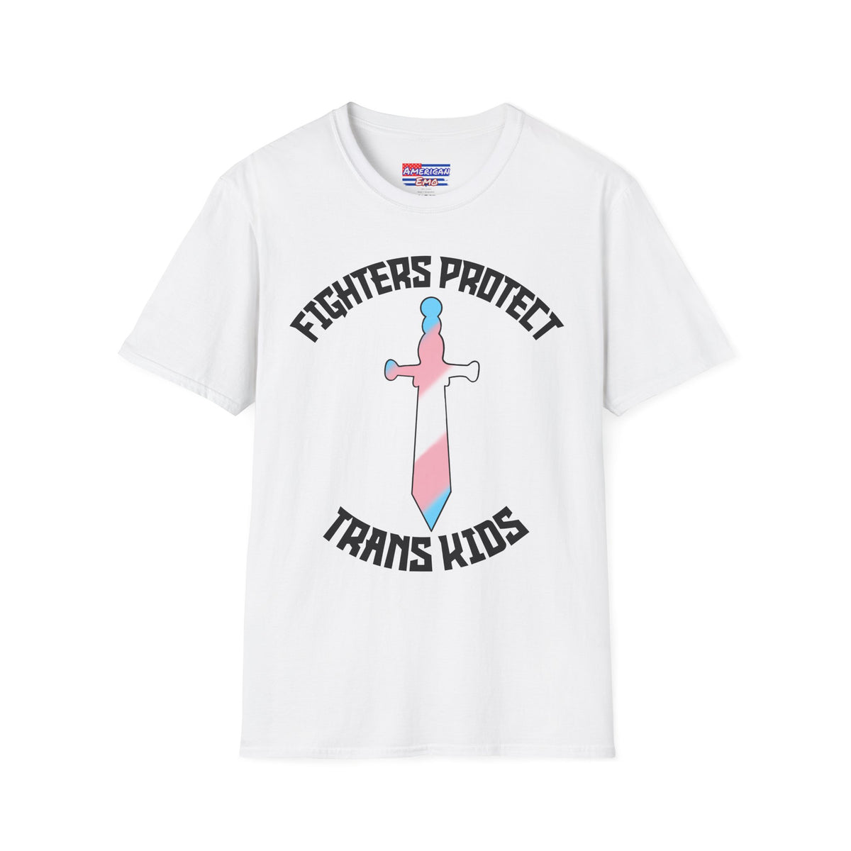 Fighters Protect Trans Kids — Pride T-Shirt