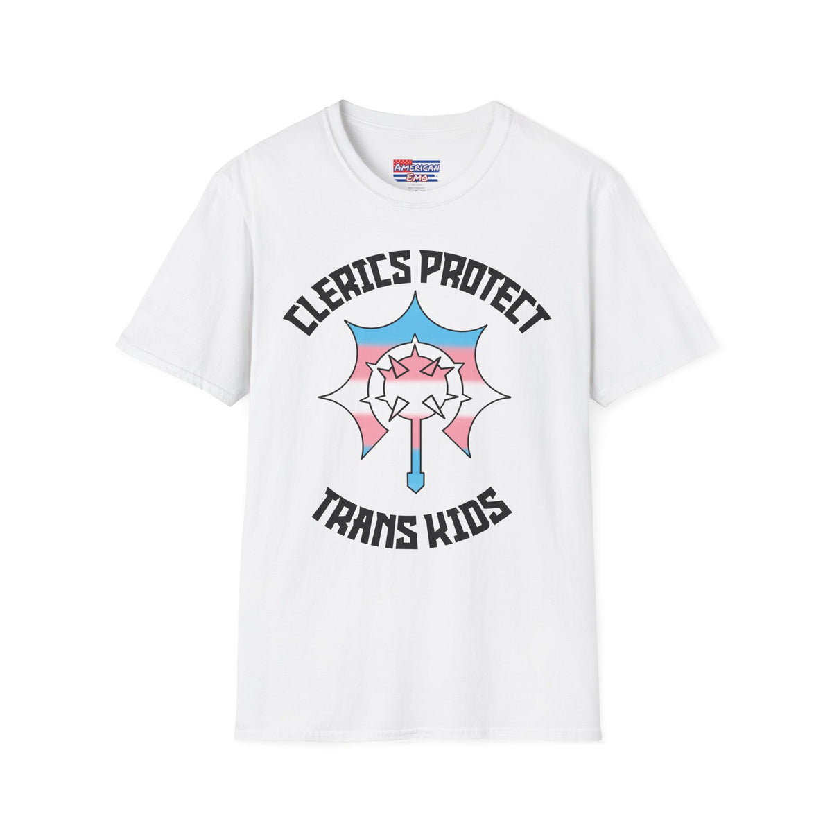Clerics Protect Trans Kids — Pride T-Shirt