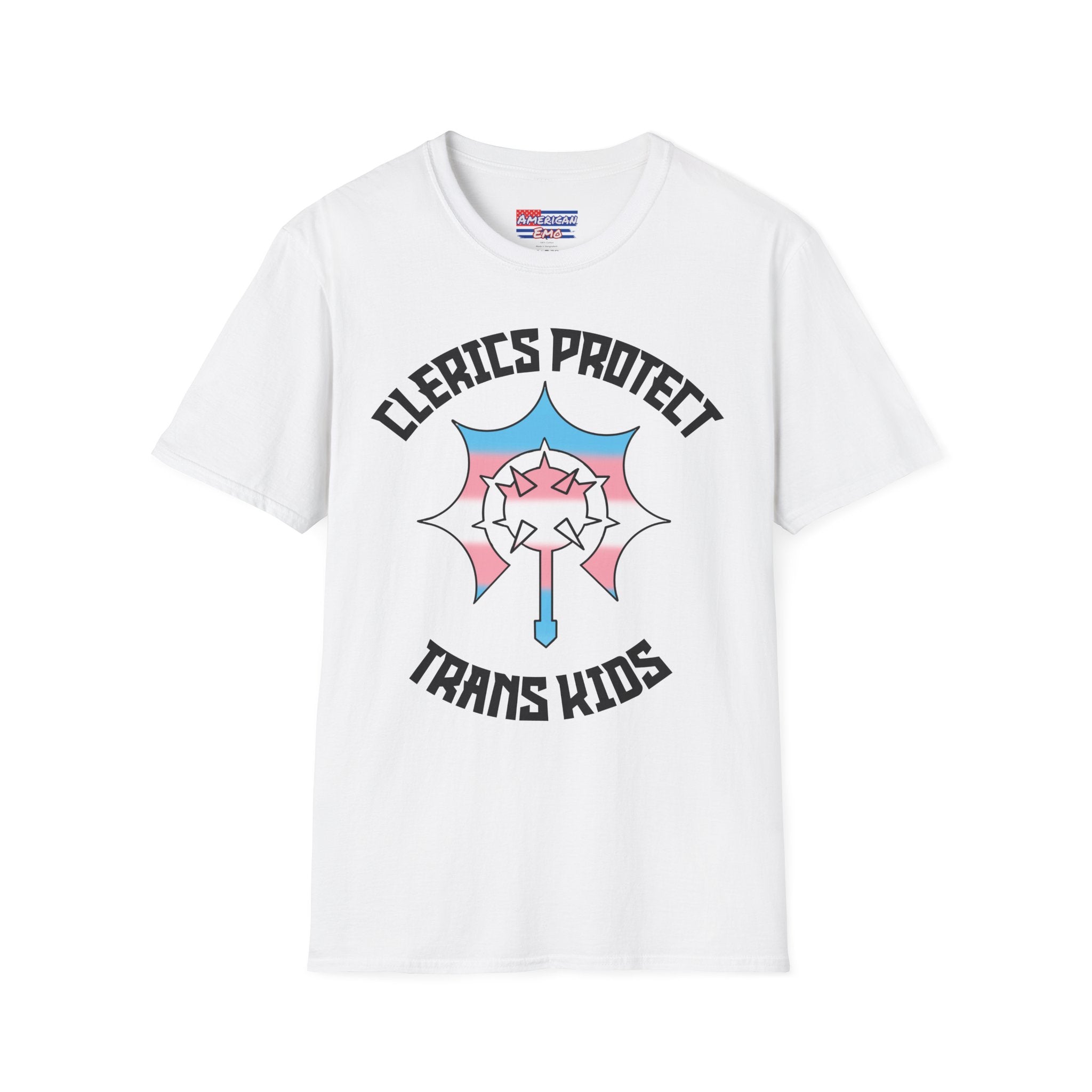 Clerics Protect Trans Kids — Pride T-Shirt