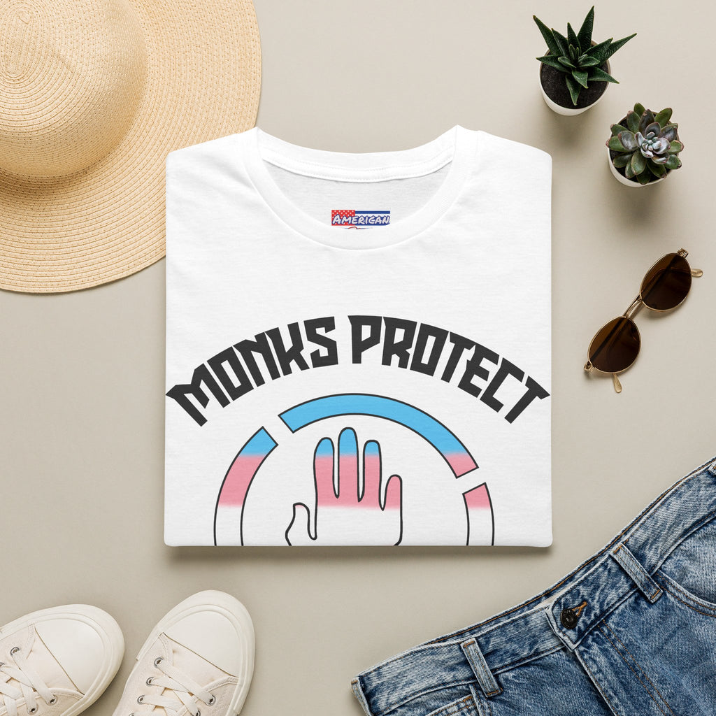 Monks Protect Trans Kids — Pride T-Shirt