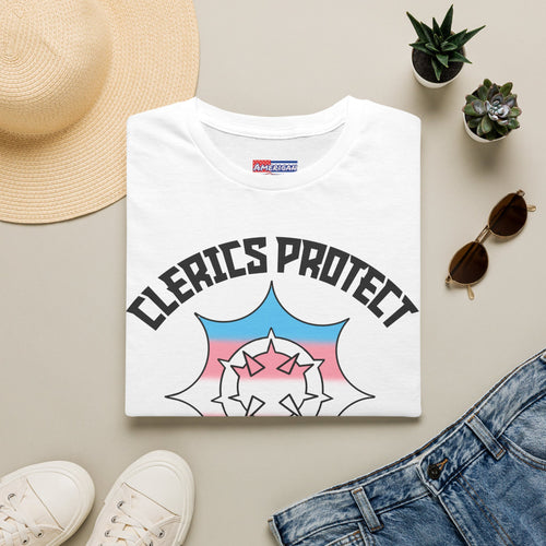 Clerics Protect Trans Kids — Pride T-Shirt
