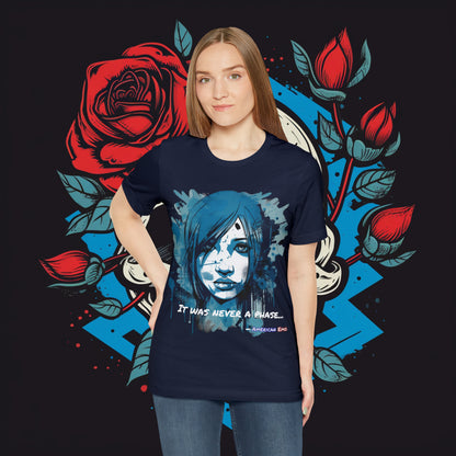 "Blue Girl" - Short Sleeve Unisex Tee