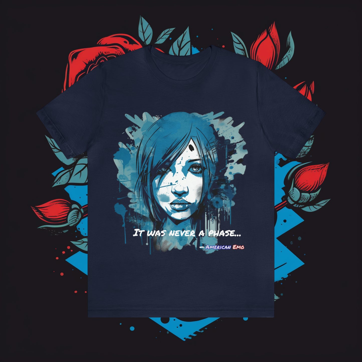 "Blue Girl" - Short Sleeve Unisex Tee